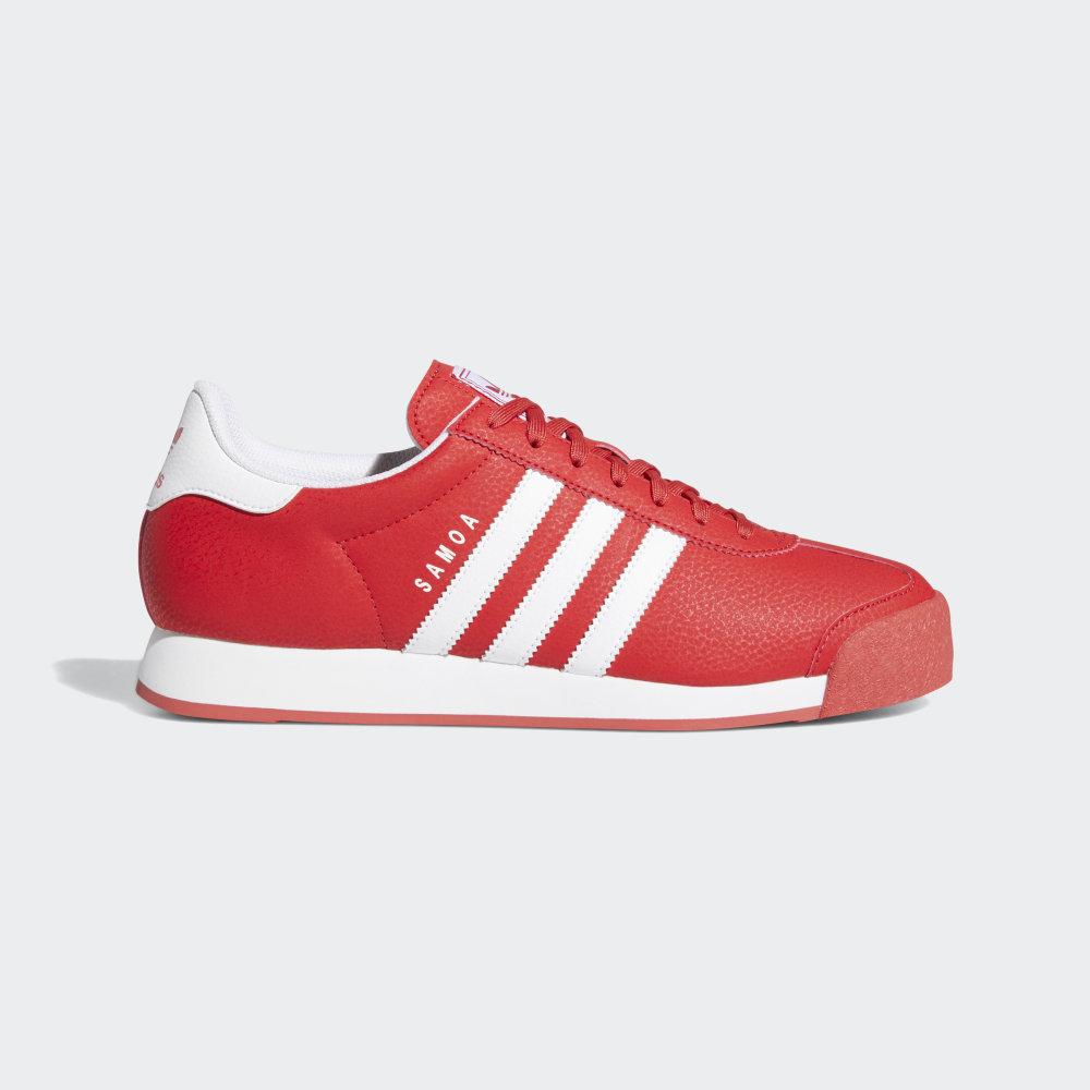 Adidas Men's Samoa Originals Shoes Red/White Ireland EG6087